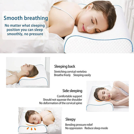 Memory Pillow with Gel Cooling Pad