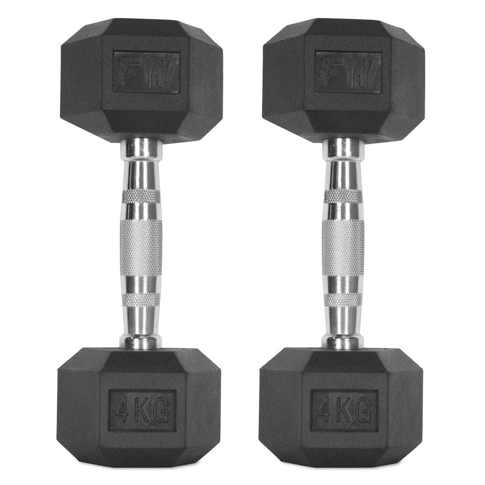 Dumbbell (Rubber Head) 4kg