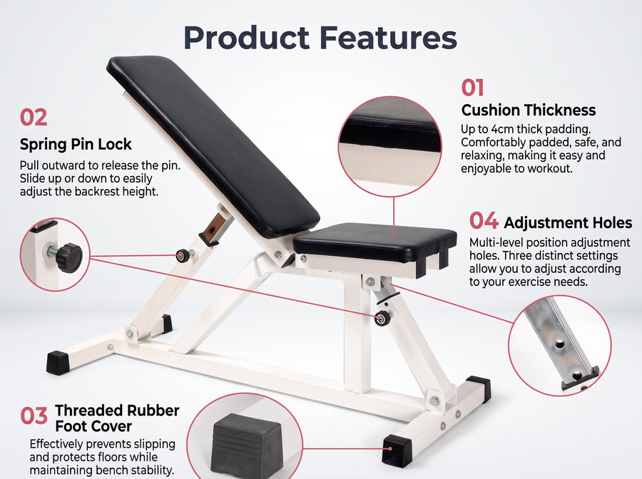 Adjustable Dumbbell Bench 300KG - Standard