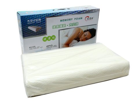 Memory Pillow with Gel Cooling Pad 60X40X12