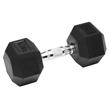 Dumbbell (Rubber Head) 12.5kg