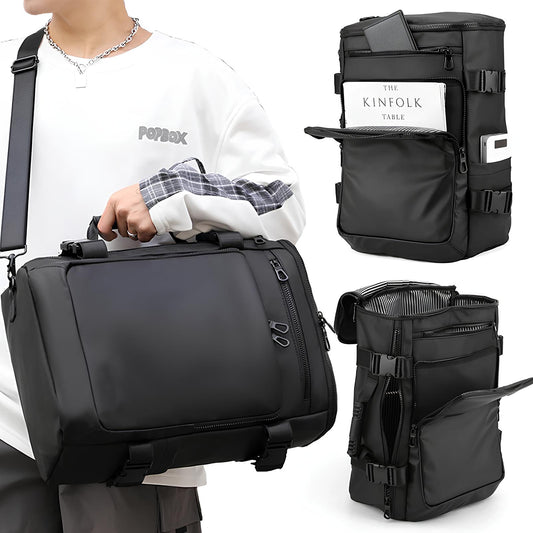 Men's Waterproof Large-Capacity Business Backpack & Satchel Bag 2024