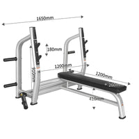 Multifunctional Olympic Flat Bench Press with Rack
