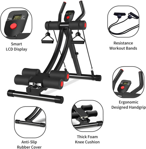 Ab Coaster Mini Professional Ab/Core Workout Machine for Home
