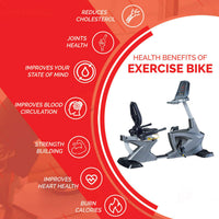 Recumbent Bike Commercial 180kg M.U.W
