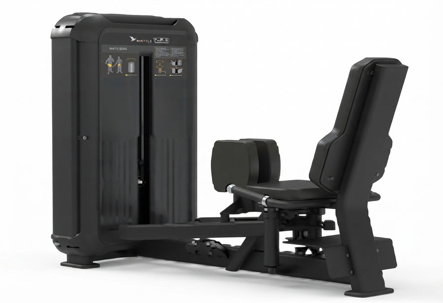 Selectorized Hip Adductor/Abductor Machine with Commercial Weight Stack