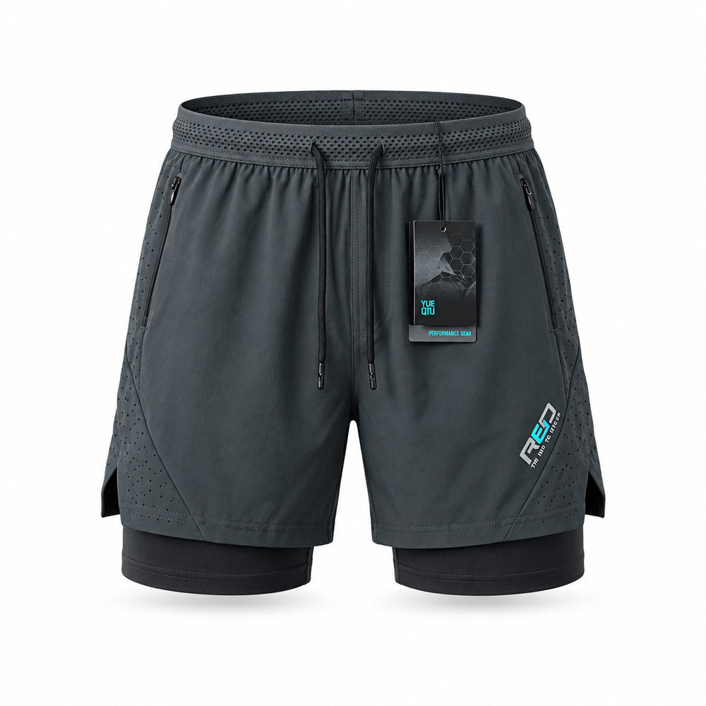 Adrian Men's 2-in-1 Athletic Shorts B61D-2