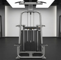 Selectorized Dip Chin Assist Machine with 82KG Weight Stack