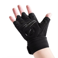 Jumbo Half-Finger gym gloves