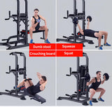 Chinning Stand With Foldable Bench-Power Tower