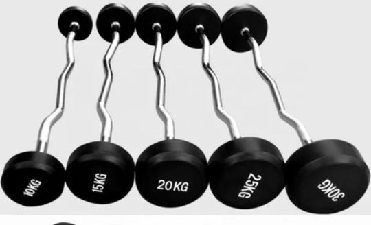 Weight- Fixed Barbell Rod Set Curved