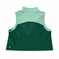 Women Zipper Crop Top