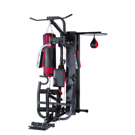 Multi Station Gym with Punching Bag