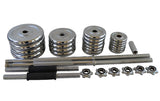 50KG Adjustable Barbell Dumbbell Set