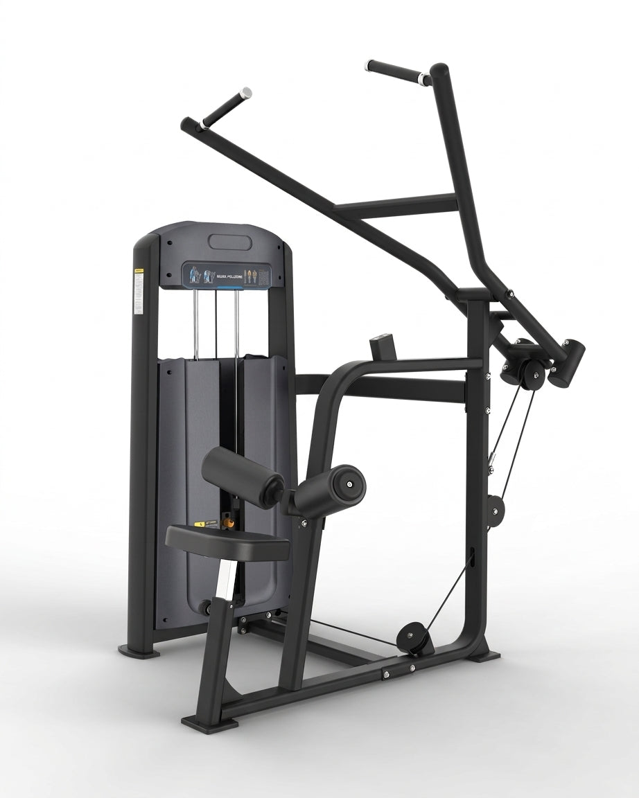 Commercial Selectorized Lat Pulldown Machine with Weight Stack