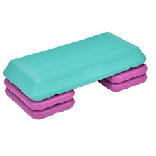 Aerobic Commercial Step Board (Green & Pink)