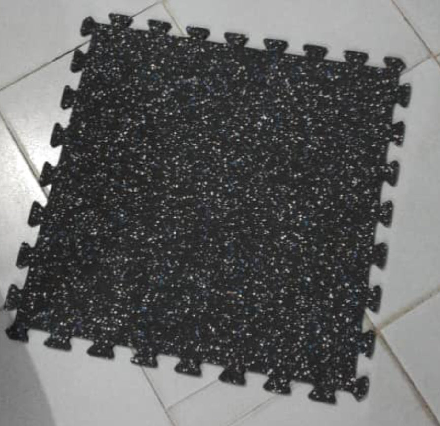 Gym Floor- 4mm (Rubber) Puzzle [Speckled]