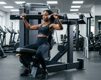 Selectorized Shoulder Press Machine with Commercial Weight Stack