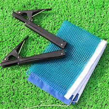 Table Tennis Net and Post Set with Clamps - Professional Kit