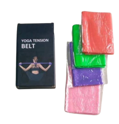 Yoga Tension Belt Resistant Stretch Band (4 in 1- Straight)