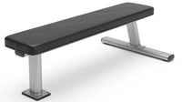 angle view of the flat bench