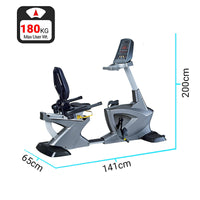 Recumbent Bike Commercial 180kg M.U.W