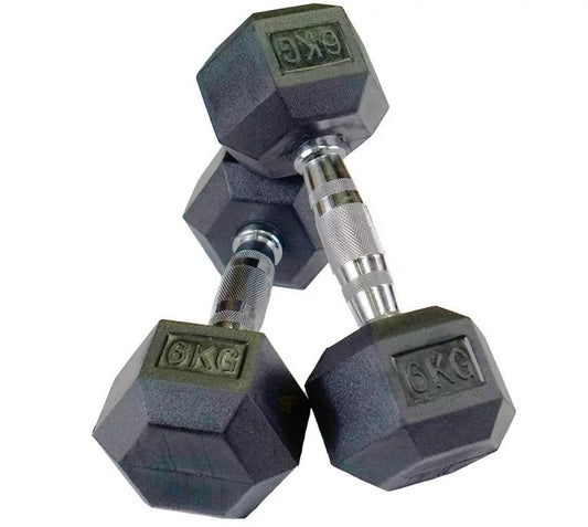 Dumbbell (Rubber Head) 6kg