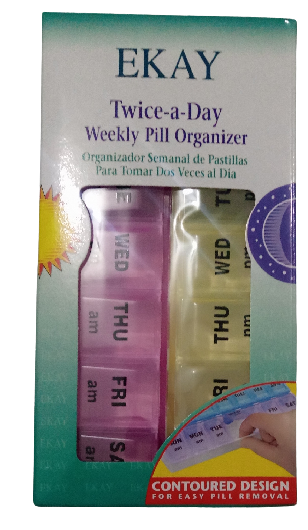 Pill Box Twice a Day- Big