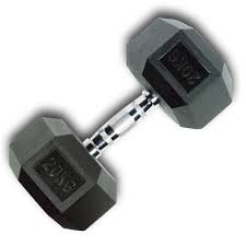 Dumbbell (Rubber Head) 20kg