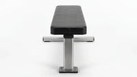 front view of the flat bench