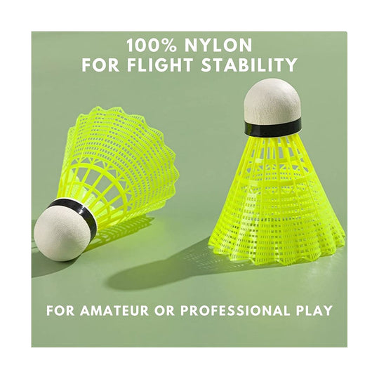 Plastic Badminton Shuttlecock – 12-in-1 Tube