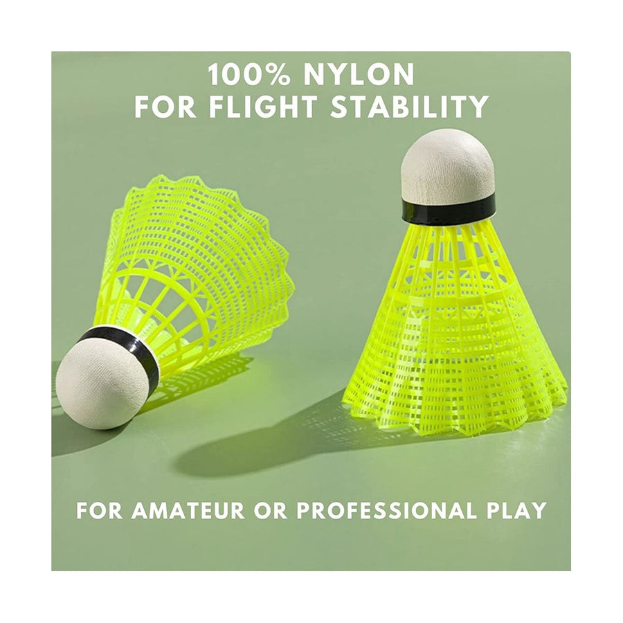 Plastic Badminton Shuttlecock – 12-in-1 Tube
