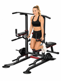 Chinning Stand - With Foldable Bench B