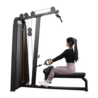 SEATED LAT PULLDOWN LOW ROW MACHINE – PREMIUM