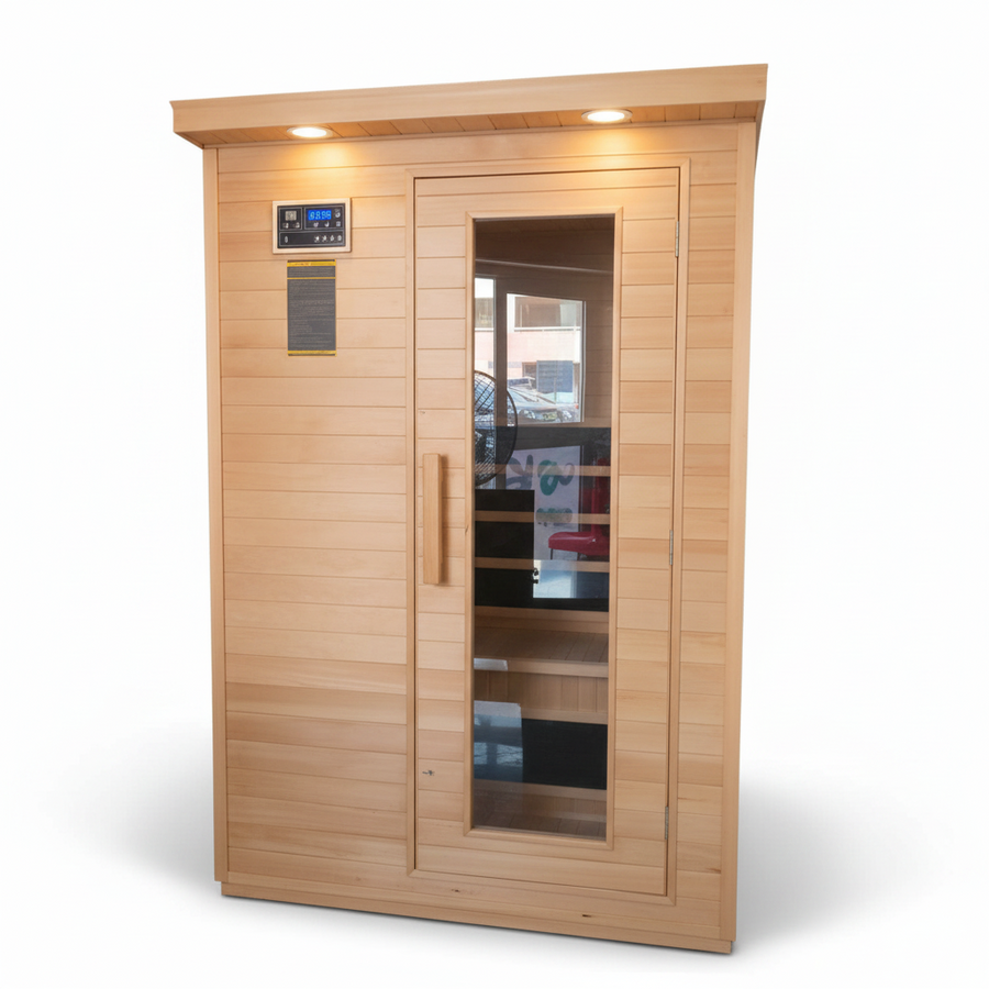 Sauna- Infrared Sauna Two Person with Integrated Bluetooth MP3 Controller