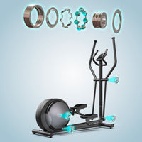 Elliptical Bike GlideFit 1902 120kg M.U.W