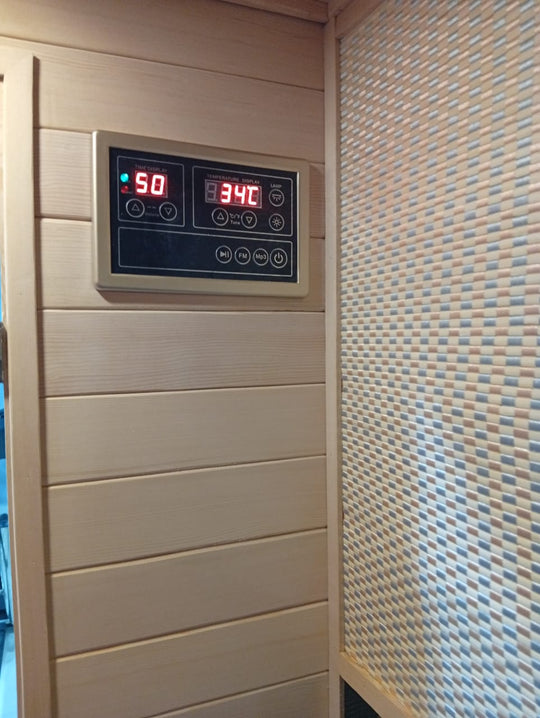 Sauna- Infrared Sauna Two Person with Integrated Bluetooth MP3 Controller