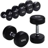 Dumbbell (Round Rubber Head)