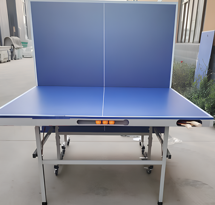 Tennis Table Board SMC Pro– Bat &amp; Ball compartment - Silver