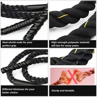Battle Rope 15kg with Anchor Strap Kit