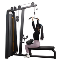 SEATED LAT PULLDOWN LOW ROW MACHINE – PREMIUM