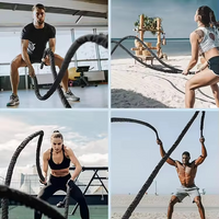 Battle Rope 15kg with Anchor Strap Kit