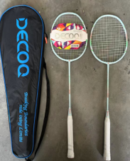 Badminton Racket- DECOQ Carbon Grade 2in1