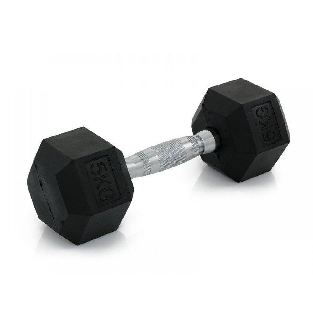 Rubberhead 5kg Dumbbells Durable, Ergonomic Design for Strength