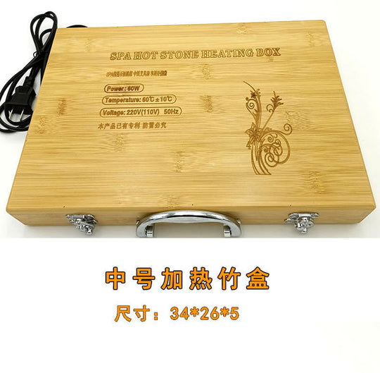 Hot Stones + Electric Heating Box