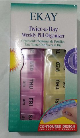 Pill Box Twice A Day- Big