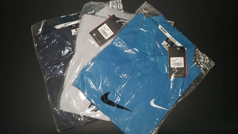 Polo Shirt (Nike)-Grey/M