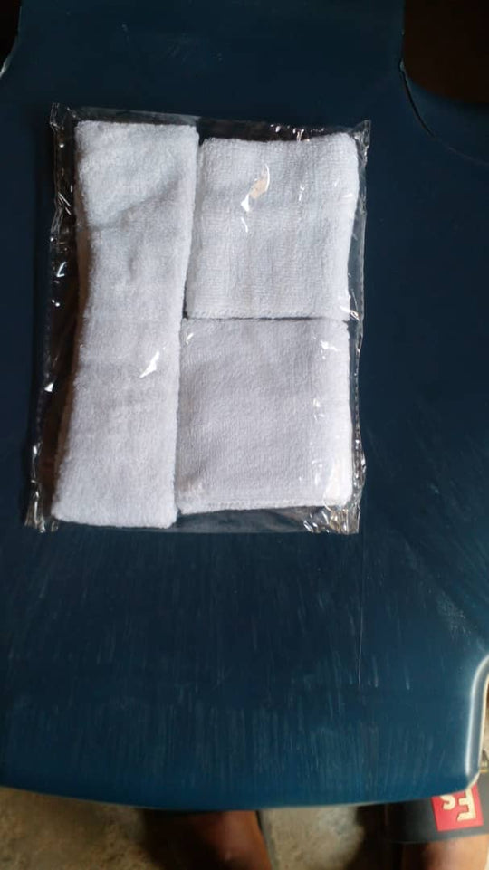 Head and Wrist Band-White