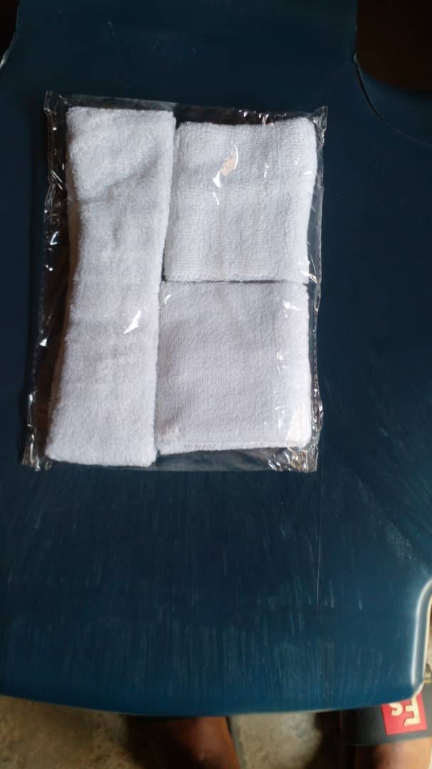 Head and Wrist Band-White