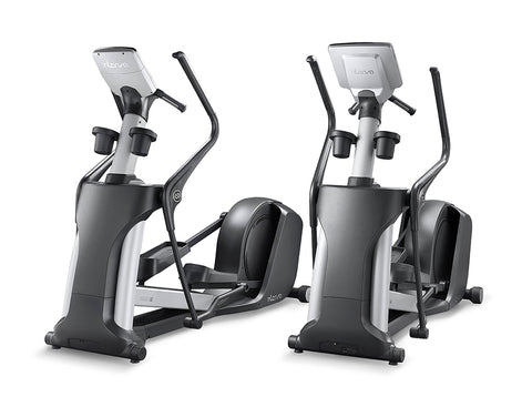 Two Intenza Elliptical Commercial Cross Trainer Bikes